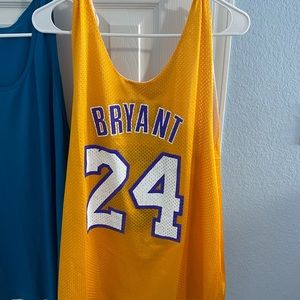 Lakers Kobe Bryant & Nets reversible mesh tank
